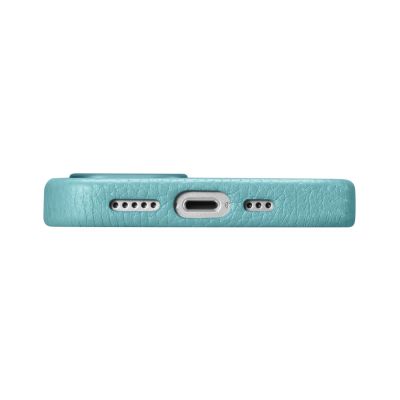 5. iCarer Litchi Premium Leather Case iPhone 14 Plus Magnetic Leather Case with MagSafe Green (WMI14220711-GN)