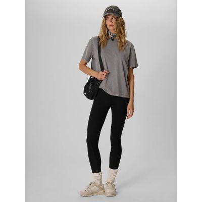 5. Women's loose T-shirt with print 4F 4FKAW26TTSHF4506-26S