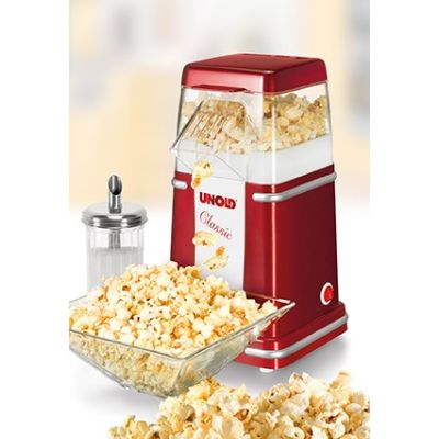 7. Unold Classic Popcorn Maker Red, Silver, White 900W