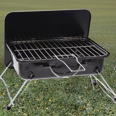2. RANGER TOURIST GRILL 35x25.5CM BLACK