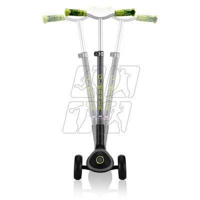 10. Globber Master Prime 3-Wheel Scooter / Black - Lime Green 664-106