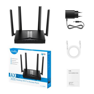 6. Access Point CUDY AX3000 2.5G AP3000D