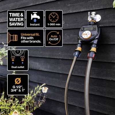 3. Fiskars 1054792 Black Electronic Irrigation Controller