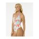 2. RIP CURL Cala Vadella Cheeky One Piece Turquoise Swimsuit