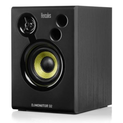 4. Hercules DJMonitor 32 Black Wired 30 W