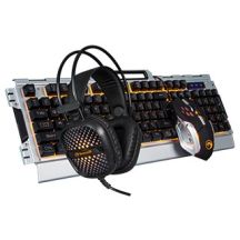 Marvo CM303 Keyboard with USB Gaming Mouse Included Black, Silver