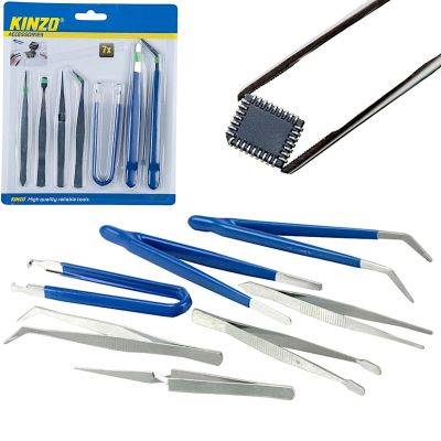 2. KINZO TWEEZERS SET 7 PCS