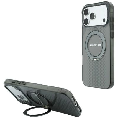 Mercedes AMG IML Double Layer Urban Line Case with Ring Stand MagSafe for iPhone 18 Pro Max / 17 Pro Max - Gray