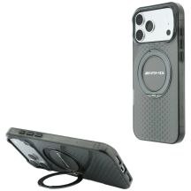 Mercedes AMG IML Double Layer Urban Line Case with Ring Stand MagSafe for iPhone 18 Pro Max / 17 Pro Max - Gray
