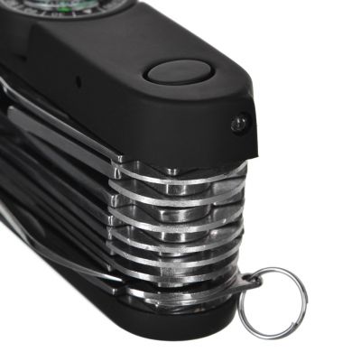 8. Tatron AZYMUT pocket knife - 25 tools + holster, 90mm black ( HK20017BL )