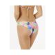 2. Women's RIP CURL Party Wave Cheeky Hipster Pant Multicolor Bikini Bottom