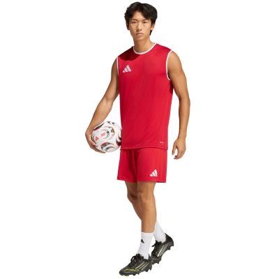 8. adidas Entrada 26 Sleeveless Jersey Men's T-Shirt Red KB3932