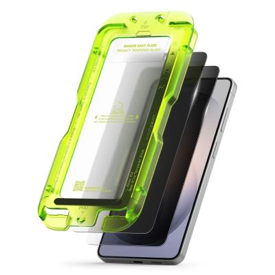 2. Ringke Easy Slide Privacy 2-Pack Tempered Glass for Samsung Galaxy S26+