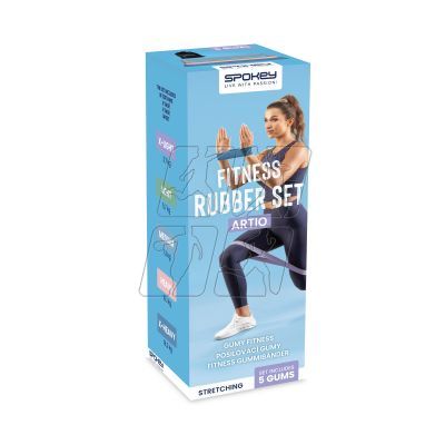 8. Spokey Artio SPK-943648 fitness rubber set