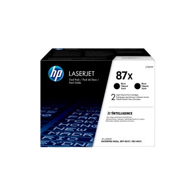 2. HP 87X 2x Schwarz LaserJet Tonerpatrone