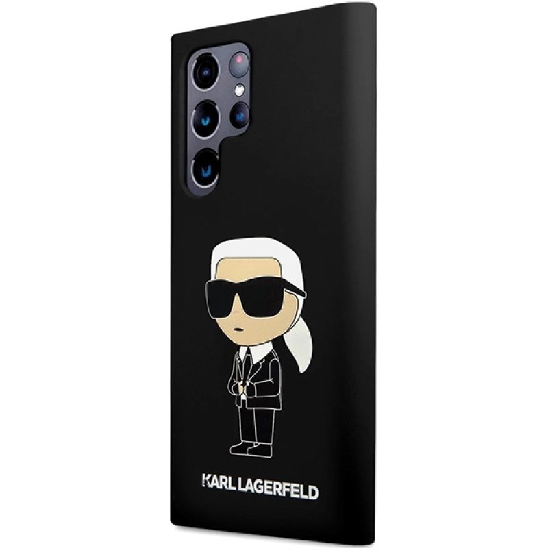 2. Karl Lagerfeld Silicone Ikonik case for Samsung Galaxy S24 Ultra - black