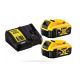 7. DeWALT DCS570P2-QW Portable Circular Saw 18.4 cm Yellow 5500 RPM
