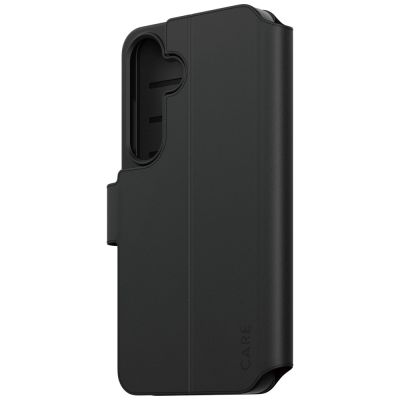 3. CARE by PanzerGlass Feature Wallet Kickstand Case for Samsung Galaxy S25 - Black