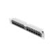 3. Lanberg PPU6-9012-S Patch Panel (1U; 10"; Cat 6; UTP; 12xRJ-45)