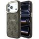 Guess Embossed 4G Classic MagSafe Case for iPhone 17 Pro Max / 18 Pro Max - Brown