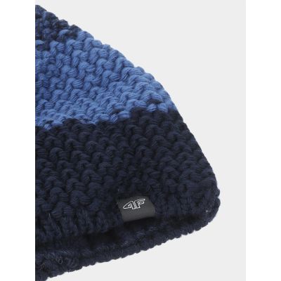 2. Men's winter hat with pompom 4F 4FWAW24ACAPM461-33S