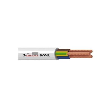 CABLE BVV-LL 2X2.5 WHITE (25M)