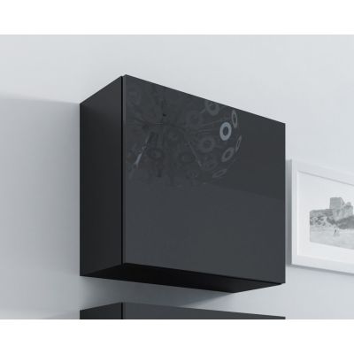VIGO square display cabinet 50/50/30 black/gloss black
