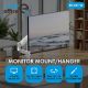 3. ERGO OFFICE MONITOR HOLDER / HANGER GAS SPRING, 17"-32", 1-10KG, MATTE WHITE, MAX. VESA 100X100 ER-691 W