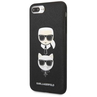 2. Karl Lagerfeld Saffiano Karl&Choupette Head case for iPhone 7 Plus / iPhone 8 Plus - black