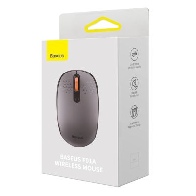 8. Baseus F01A 2.4 GHz Wireless Mouse - Gray