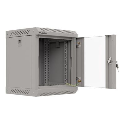 6. Lanberg WF11-3306-10S 6U Rack Wall-mounted Cabinet Gray