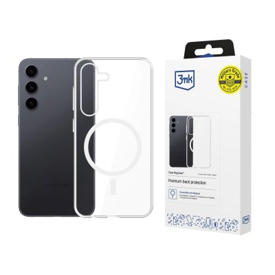 31. 3mk Clear MagCase for Samsung Galaxy S24+ - transparent