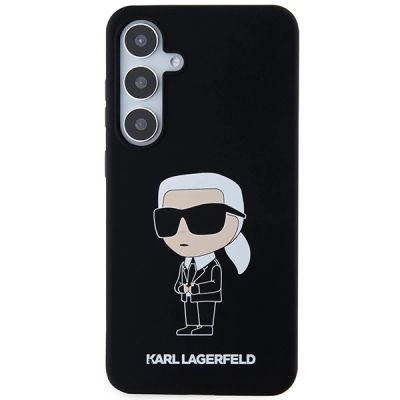 3. Karl Lagerfeld Silicone Ikonik case for Samsung Galaxy S24+ - black