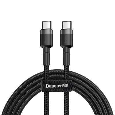 Baseus CATKLF-GG1 cable (USB type CM - USB type CM; 1m; gray-black)