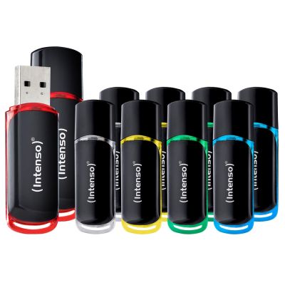 2. Intenso 3511551 USB Flash Drive 4GB USB Type-A 2.0 Black, Red, Green, Transparent, Yellow, Blue