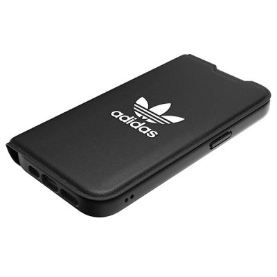 7. Adidas OR Booklet Case BASIC iPhone 14 Pro 6.1" black/black white 50182