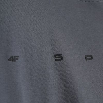5. Men’s T-shirt 4F M3575 Anthracite 4FWAW26TTSHM3575 22S