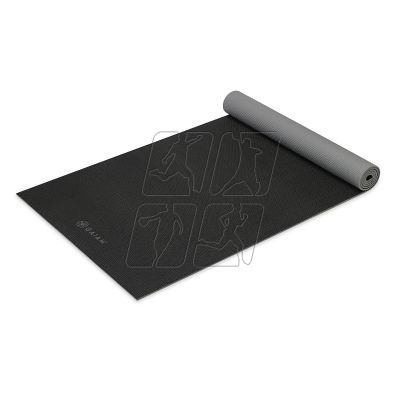 6. Double-sided yoga mat Gaiam &quot;GRANITE / STORM&quot; 4 mm 61956