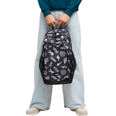 Puma Academy AOP Backpack Black and Gray 91150 25
