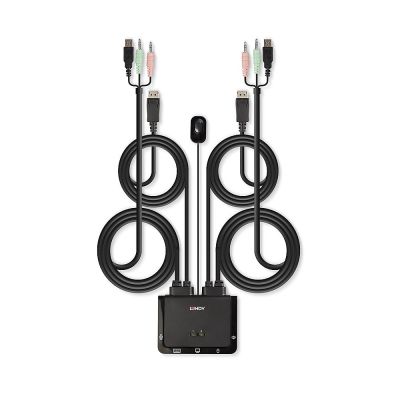 3. Lindy 42344 KVM Switch Rack Mounting Options Black