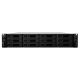 NAS Synology RS3618xs; 2U RACK; 12x (3.5" SATA HDD/2.5" SATA HDD); Intel Xeon D-1521; 8 GB DDR4 ECC UDIMM (max. 64 GB), 4x 1GbE RJ-45