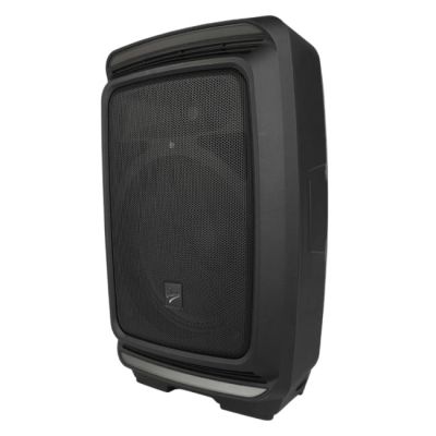 16. V-TONE OrionX 14 ACCU - Active speaker, black, rechargeable, Bluetooth, TWS, USB, AUX, FM, DSP, extendable handle, transport wheels, 135W RMS