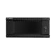 3. Lanberg WF01-6604-10B single-section cabinet (4U; 280mm / 600mm / 600 mm; wall-mounted; Glass; 19''; black)