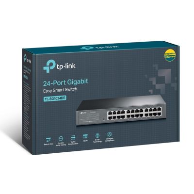4. Switch TP-LINK TL-SG1024DE (24x 10/100/1000Mbps)