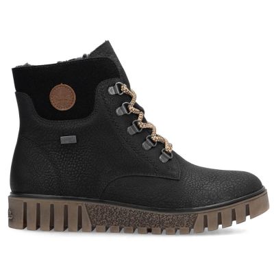 32. Waterproof black women's hiking ankle boots Rieker Y3433-00
