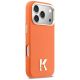 4. Karl Lagerfeld Karl Head Logo MagSafe Case for iPhone 17 Pro Max - Orange