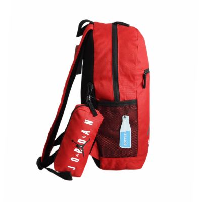 3. Air Jordan School Backpack Gym Red + Pencil Case - 9B0503-R78