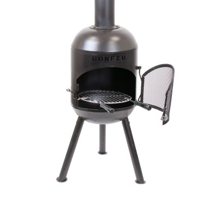 6. Bonfeu Bonsolo garden fireplace black 3401