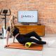 5. Club fitness mat with holes HMS Premium MFK01 Orange-Black