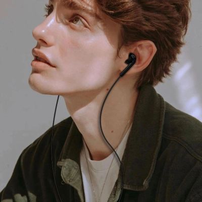 2. Dudao X3 in-ear headphones, wired, mini jack 3.5mm - black